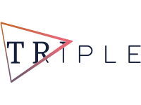 The logo of the company Triple